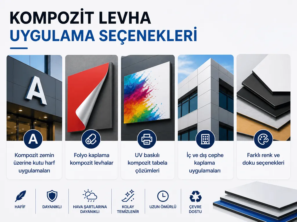 Kompozit Levha Uygulama Seçenekleri
