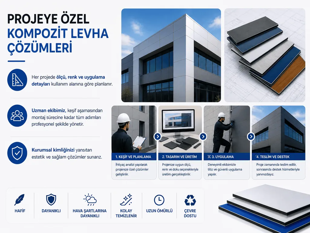 Projeye Özel Kompozit Levha Çözümleri