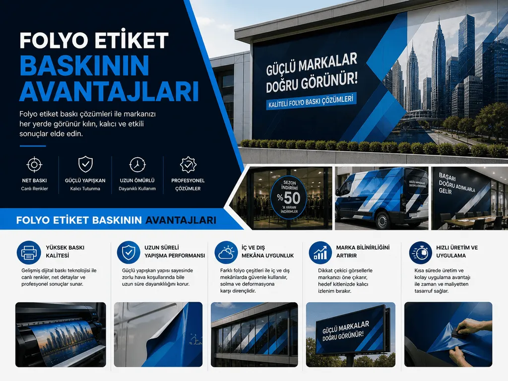 Folyo Etiket Baskının Avantajları