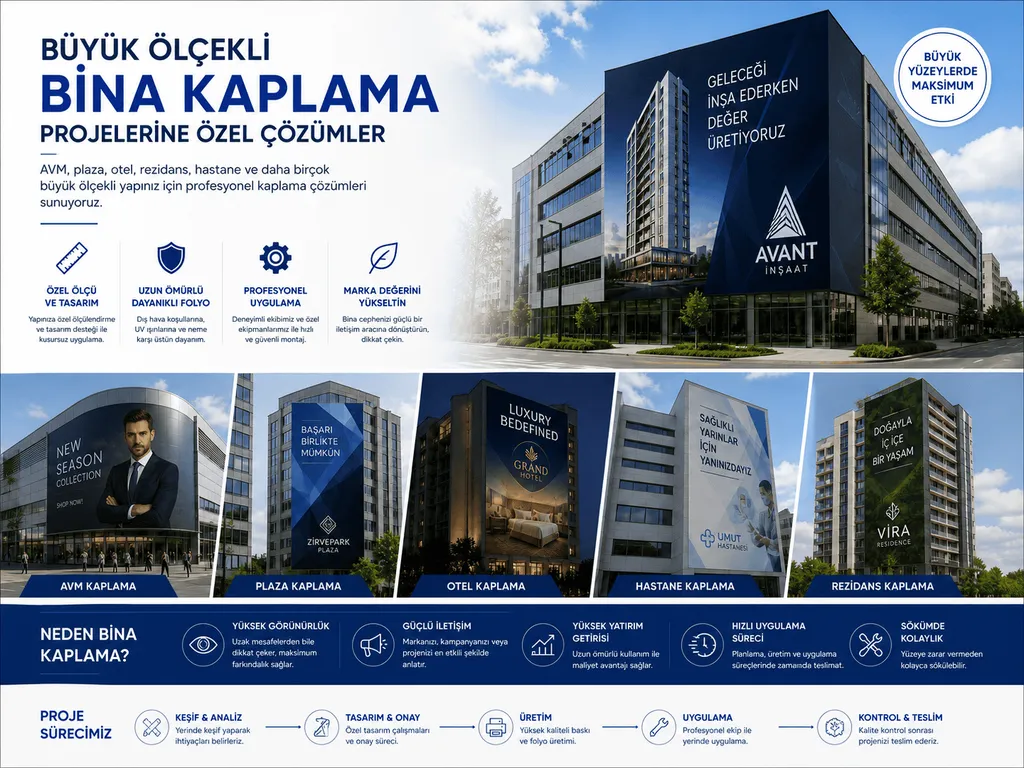 Projeye Özel Folyo Etiket Baskı