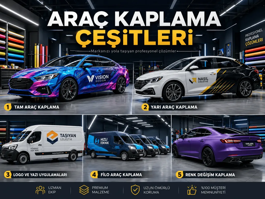 Araç Kaplama Çeşitleri