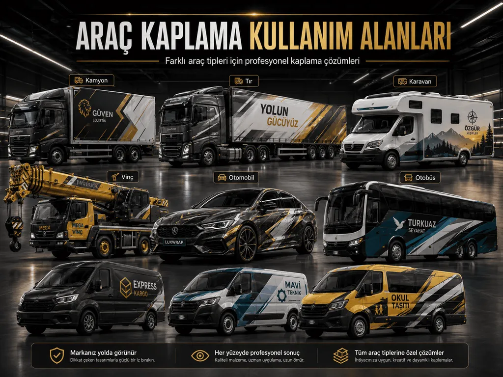 Araç Kaplama Kullanım Alanları