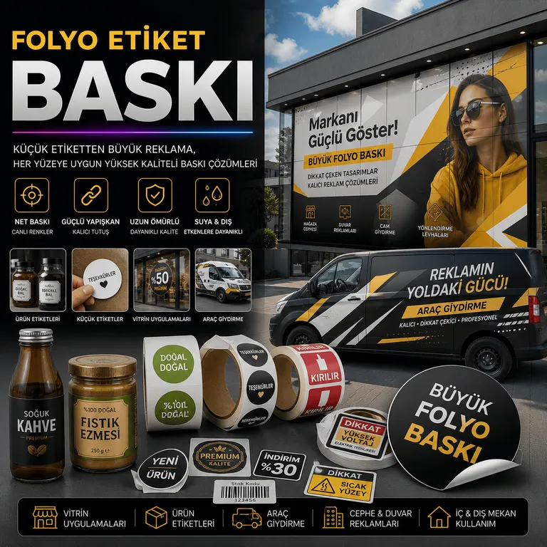 Folyo Etiket Baskı